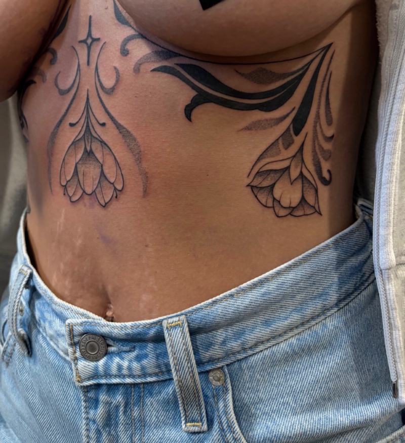 Tatouage réalisé par Gabrielle Souligny, photo 1