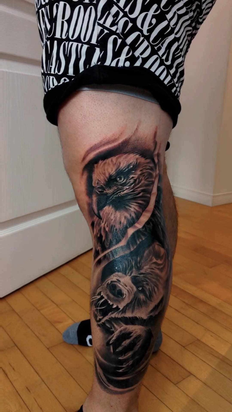 Tatouage réalisé par Le loup blanc, photo 1