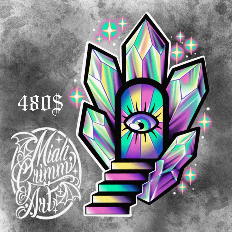 Flash de Miah Grimm à 480 $, dessin 2