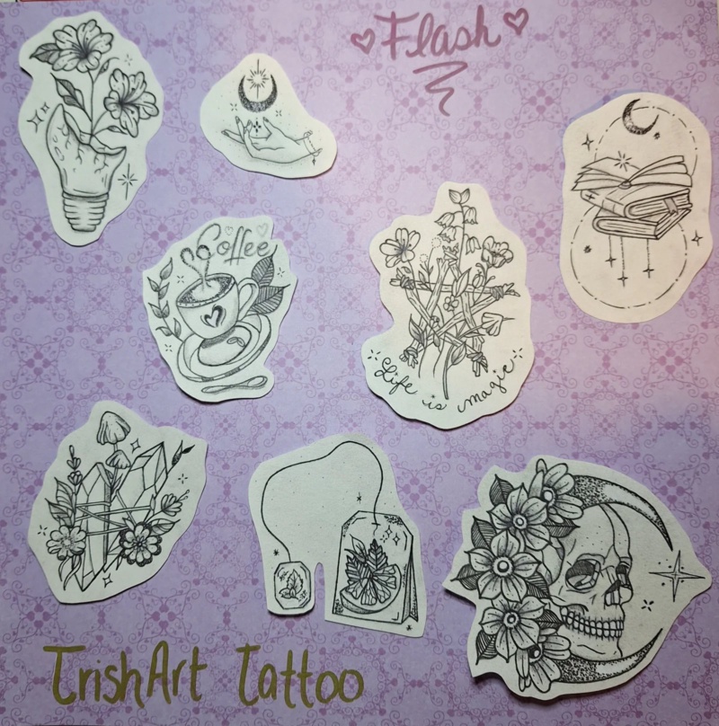 Flash de TrishArt tattoo à 200 $, dessin 2