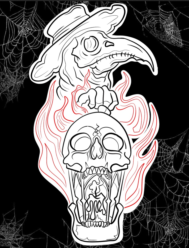 Flash by La Spooky Ink for $500, design 5