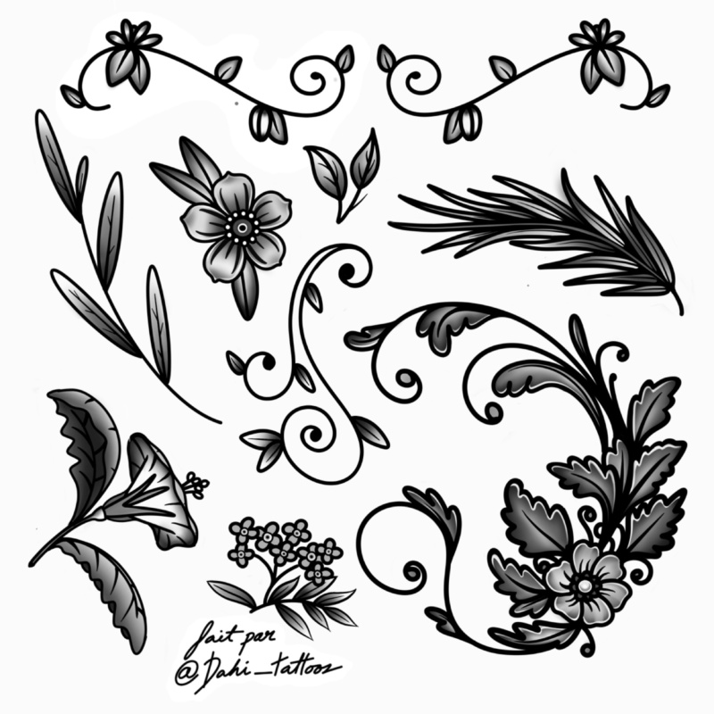 Flash de Dahi Lessard Tattoo à 80 $, dessin 2