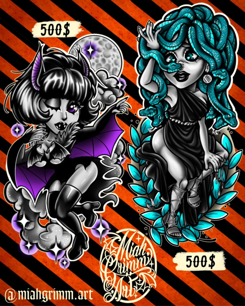 Flash de Miah Grimm à 500 $, dessin 7