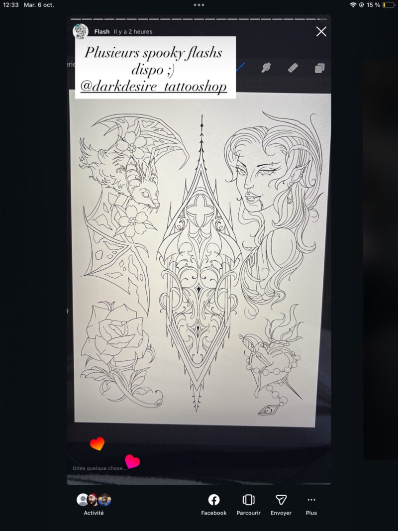 Flash de Melanie turcotte-gasse à 250 $, dessin 1