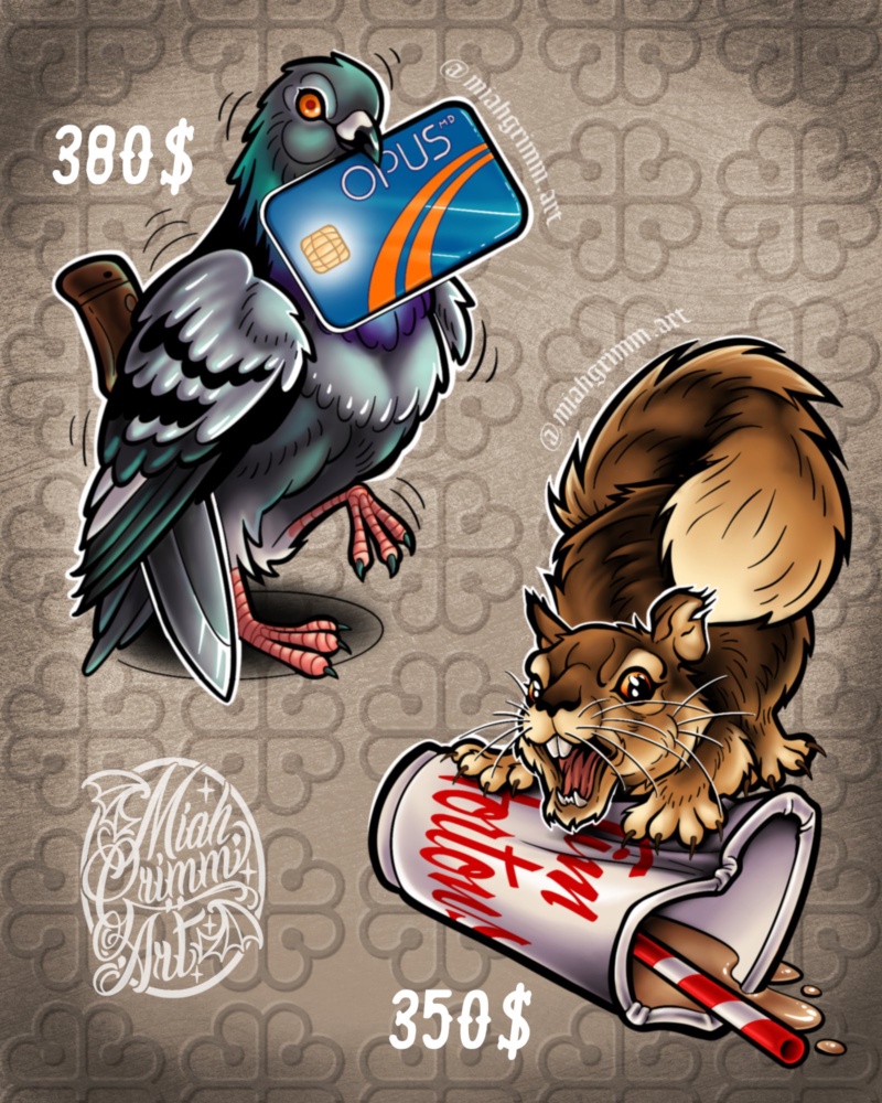 Flash de Miah Grimm à 380 $, dessin 1