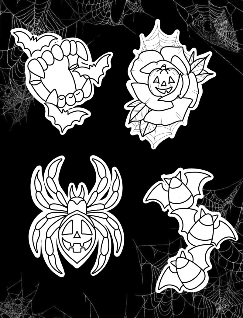 Flash by La Spooky Ink for $150, design 2